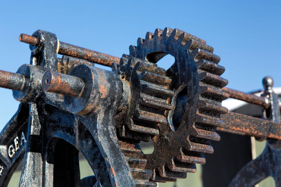 Free Image of Industrial Gears 