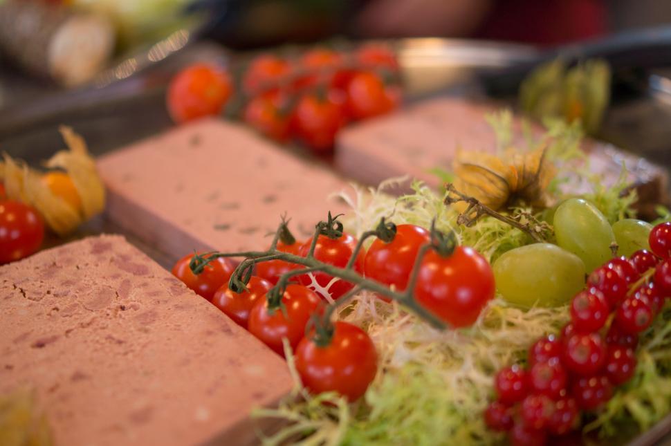 Free Image of Close Up of a Plate of Food With Fruit 