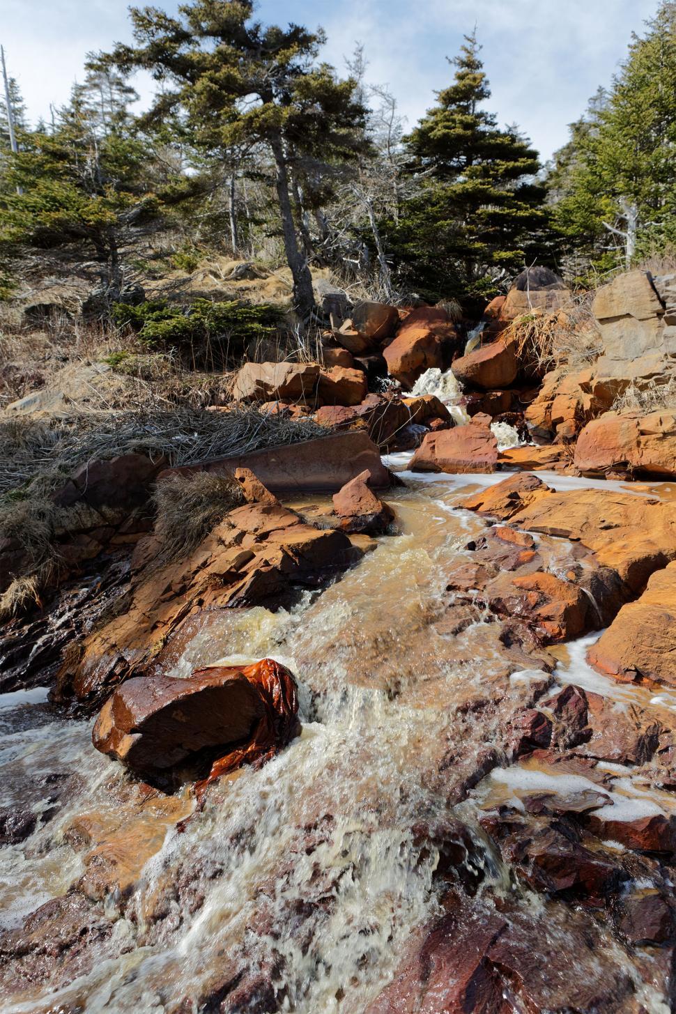 Free Image of Leachate in river 