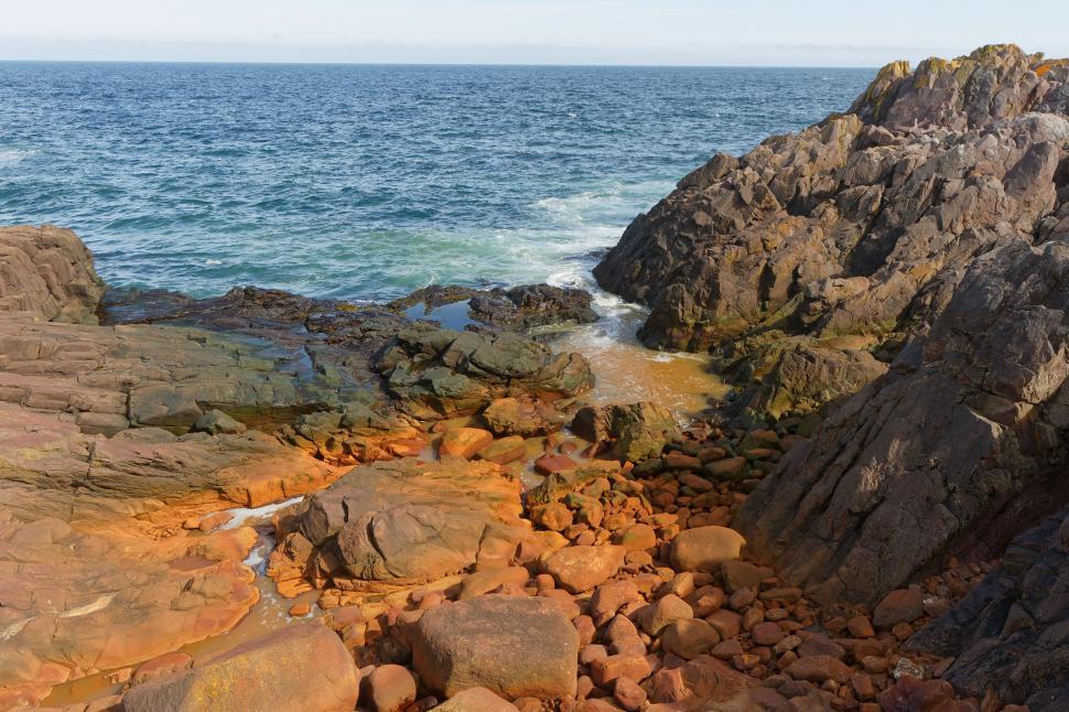 Free Image of Environmental waste going into the ocean 