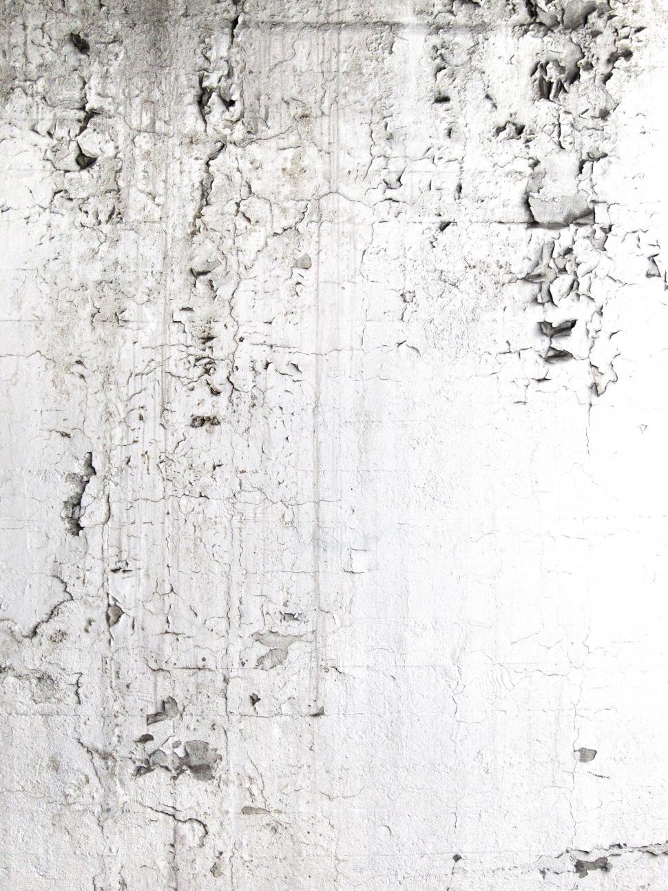 Free Image of White Peeling Paint 