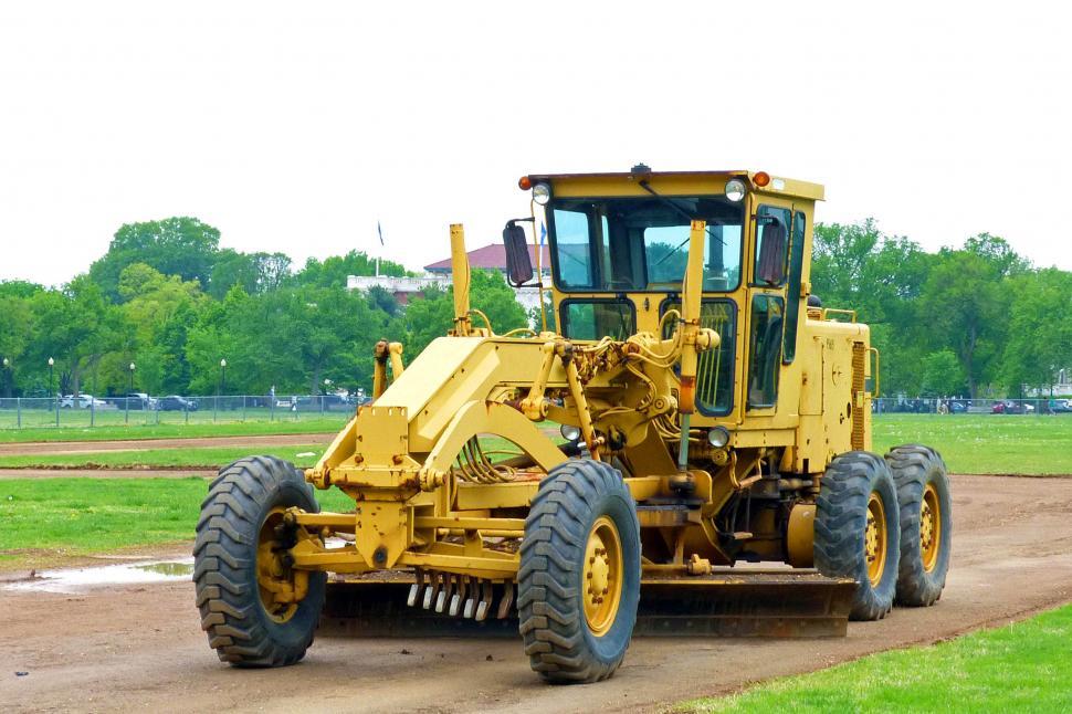 Free Image of Motor Grade Machine 