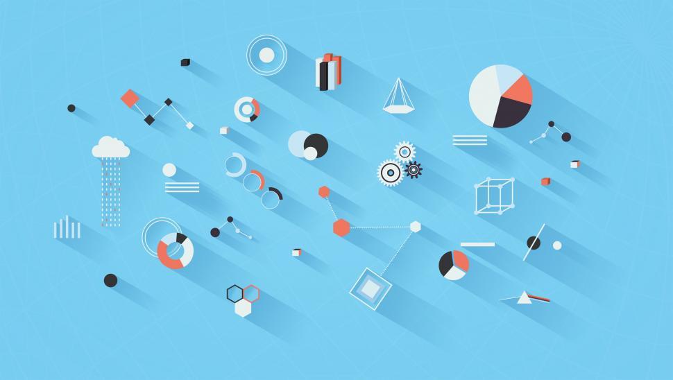 Free Image of Statistics and Science with Data Set Analysis - Abstract Illustr 