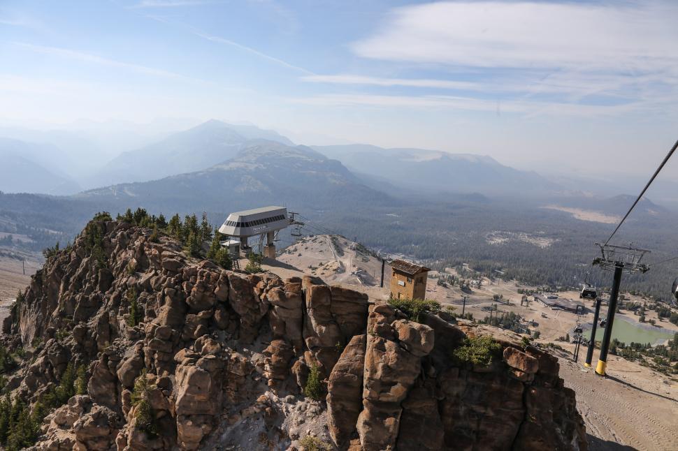 Free Image of Mammoth ski resort during summer 