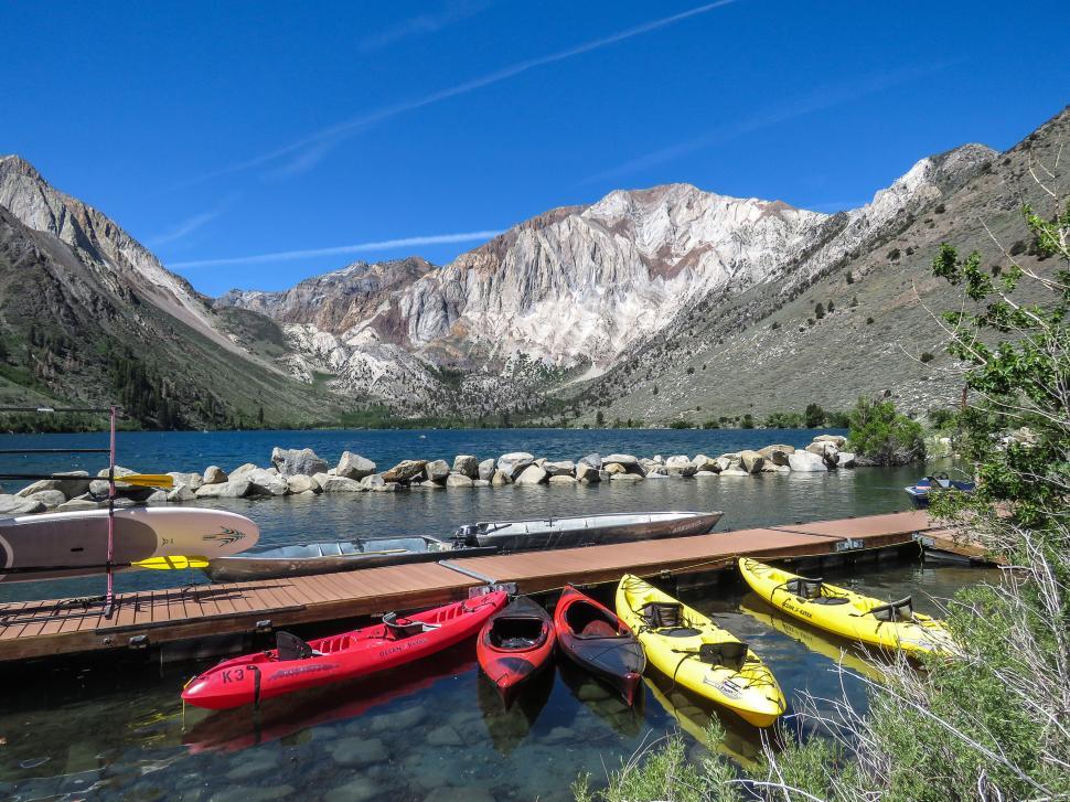 Free Image of Kayak boats 