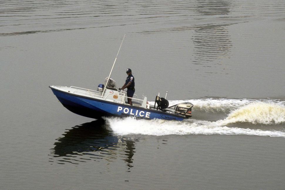 Free Image of Police Boat 