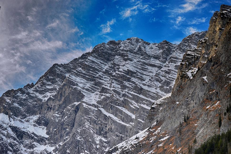 Free Image of Rock mount in Alps  