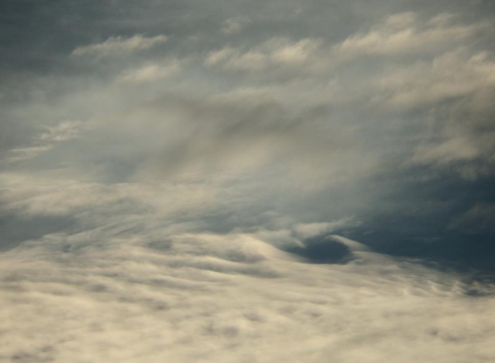 Free Image of Rippled Clouds 