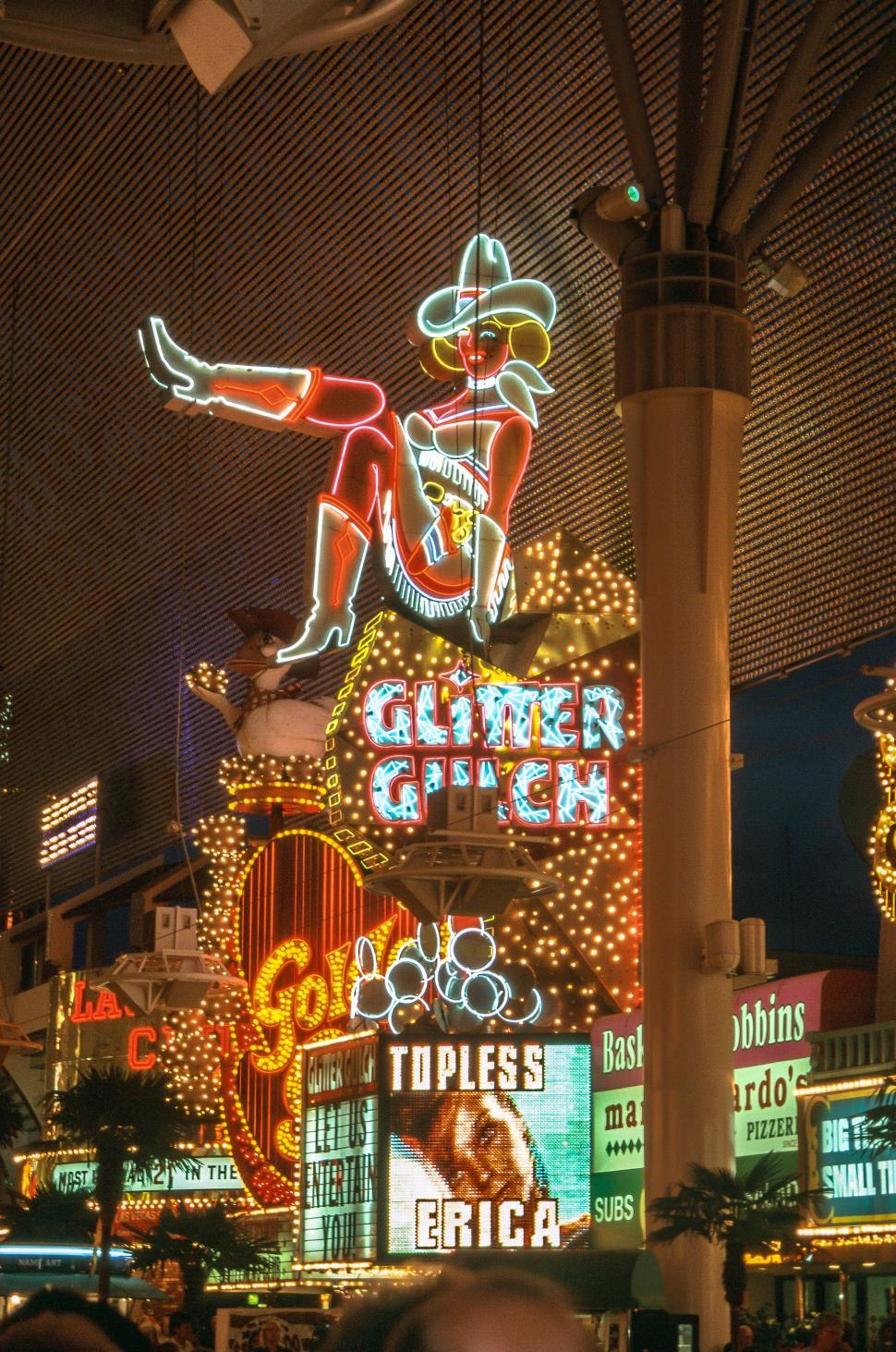 Free Image of Girls of Glitter Gulch 