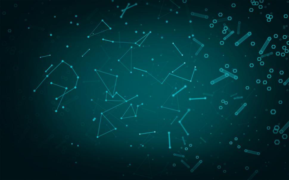 Free Image of Elements and Relations in Proto Mesh - Abstract Background 