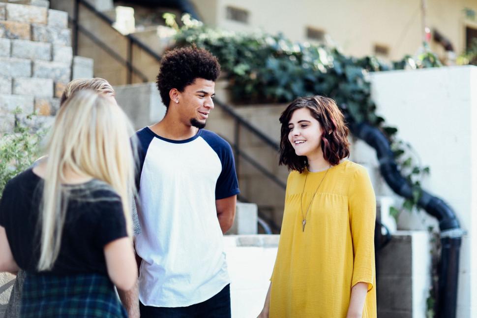 Free Image of Group of People Standing Together 