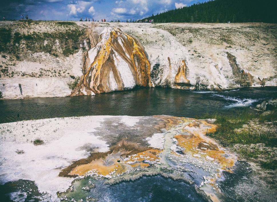 Free Image of Water Body Surrounded by Rocky Cliff 