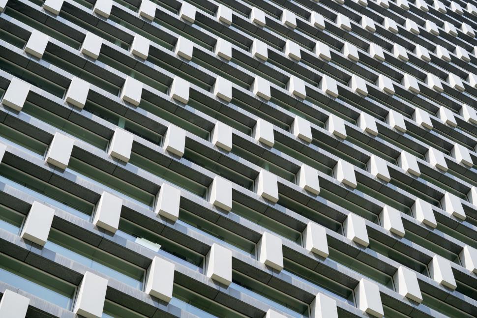 Free Image of Tall Building With Many Windows 