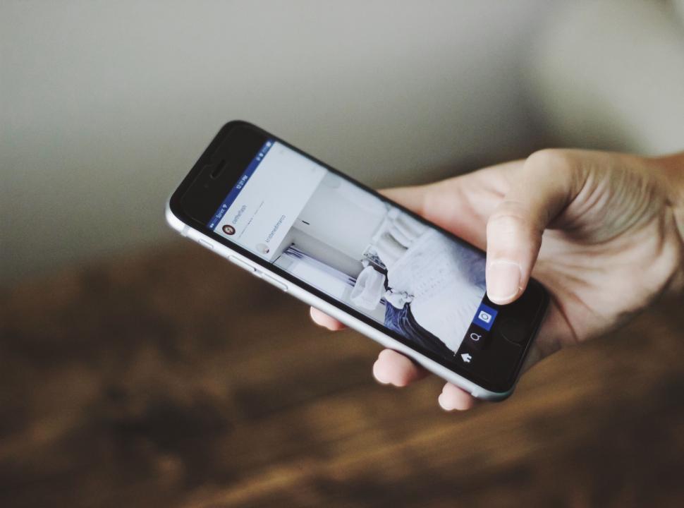Free Image of Person Holding Cell Phone in Hand 