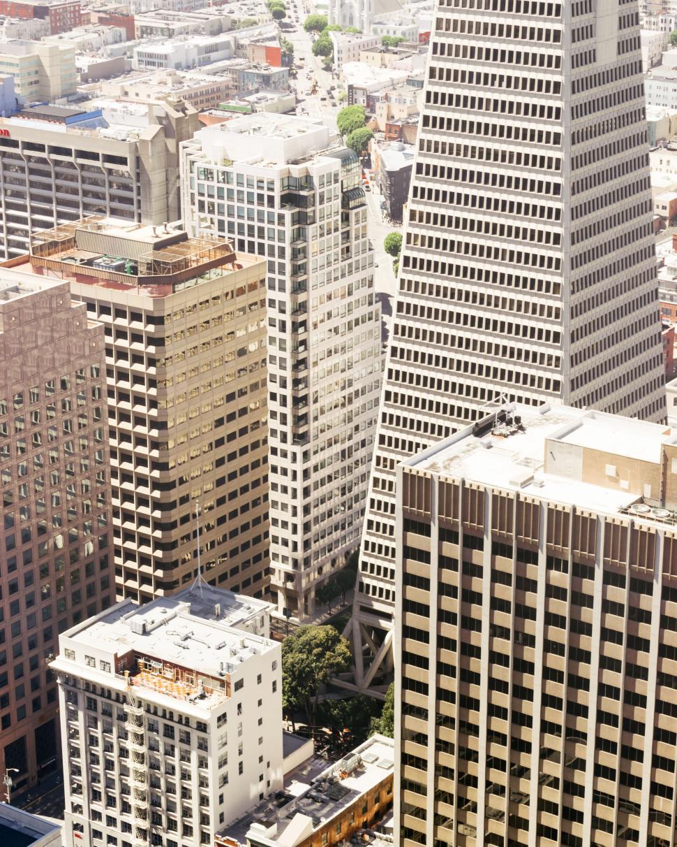 Free Image of A Panoramic View of a Cityscape From a Skyscraper 