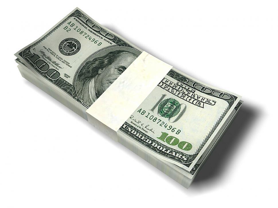 Free Image of Bundle of Dollars Money 