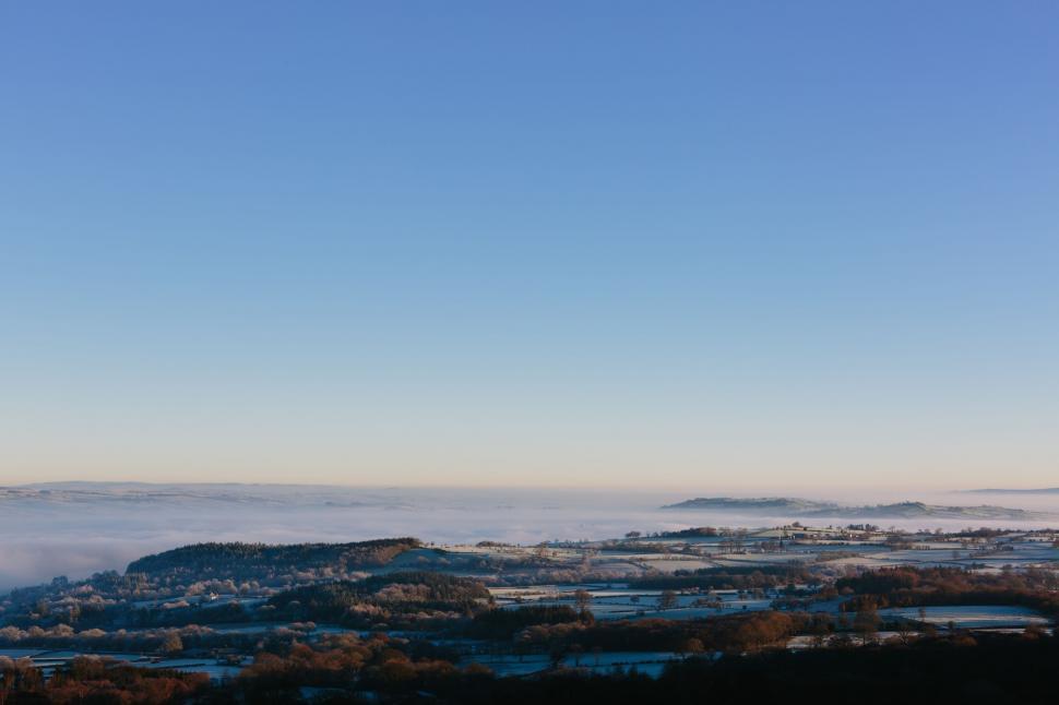 Free Image of City View From Hilltop 