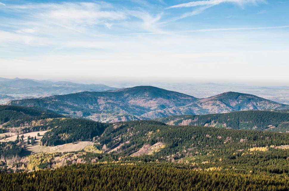 Free Image of Mountain Range View From High Altitude 