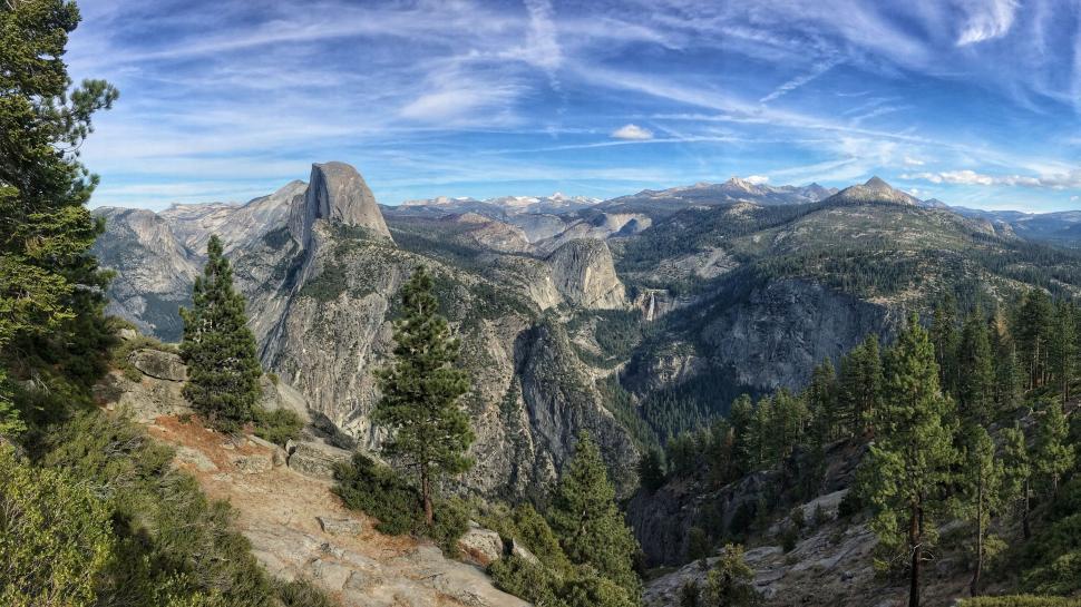 Free Image of Majestic Mountain View From High Elevation 
