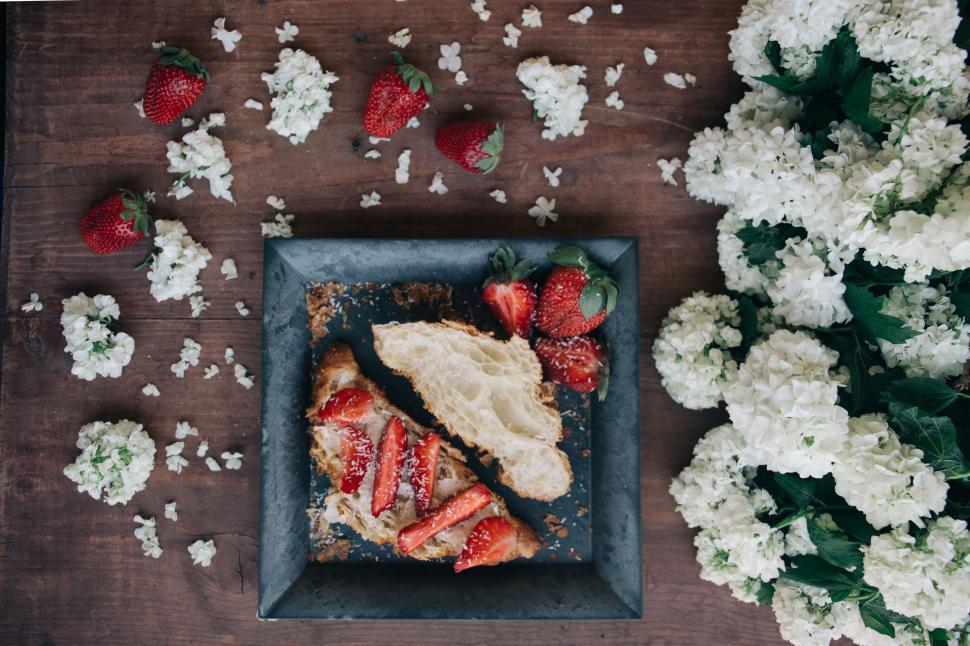 Free Image of A Piece of Pie on a Wooden Table 