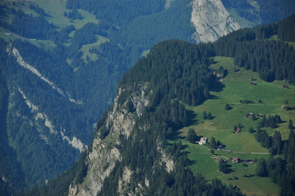 Free Image of Aerial View of Mountain Range and Valley 
