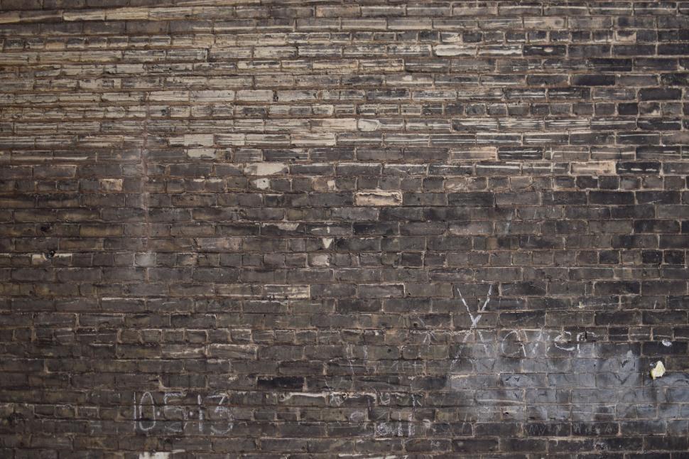 Free Image of A Black and White Brick Wall 