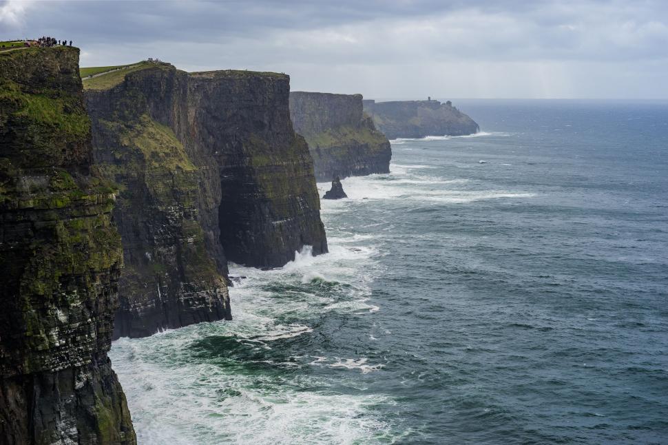 Free Image of Majestic Cliffs Along the Ocean Shore 