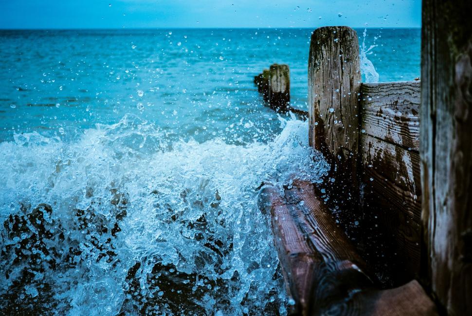 Free Image of A View of a Body of Water From a Pier 