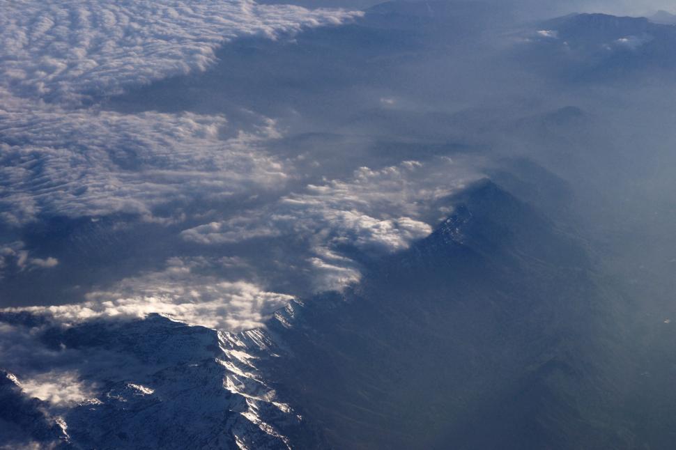 Free Image of Aerial View of a Mountain Range 