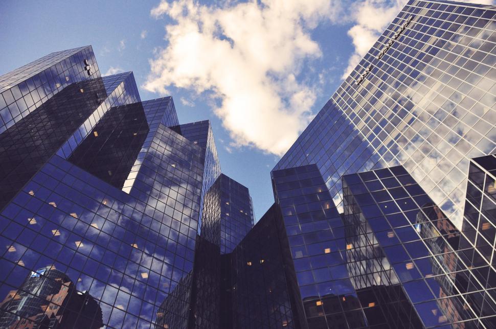 Free Image of Group of Tall Buildings in Urban Setting 