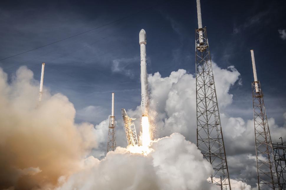 Free Image of Rocket Launching Into the Sky 