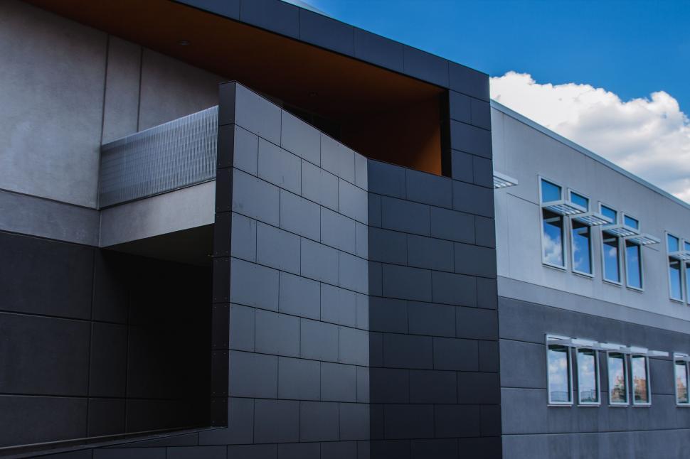 Free Image of Building Facade Covered in Windows 