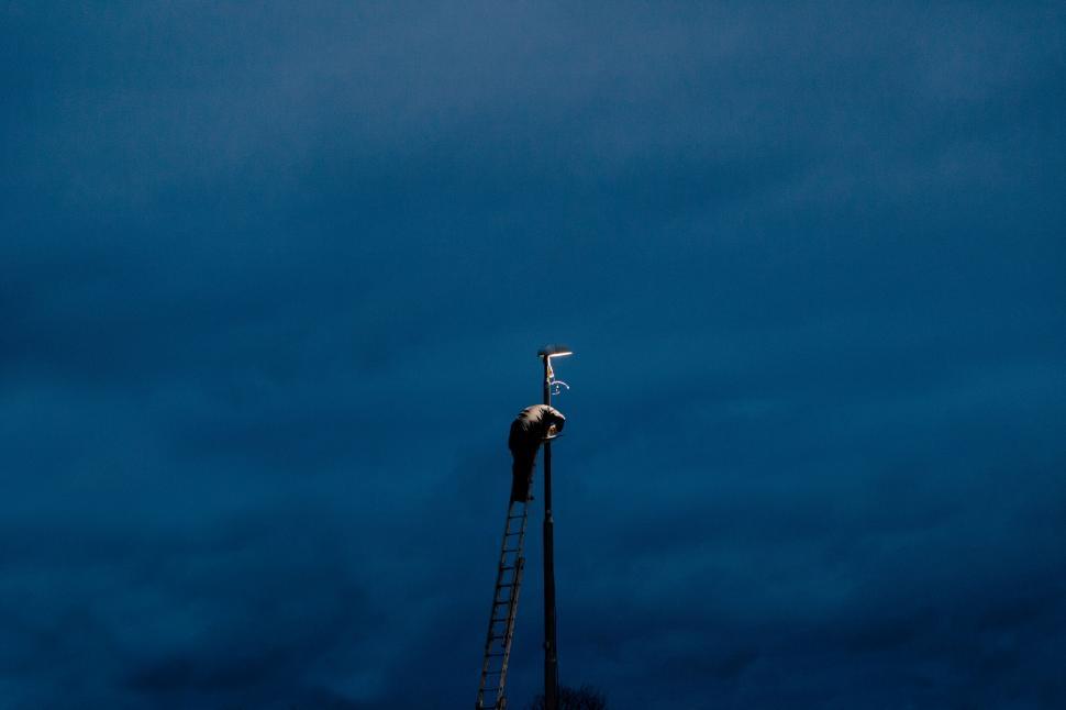 Free Image of Tower With Flag Flying 