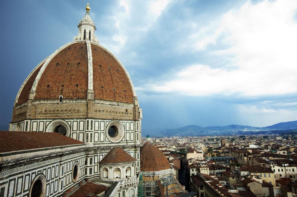 Free Image of A Panoramic View of a City From a High Vantage Point 