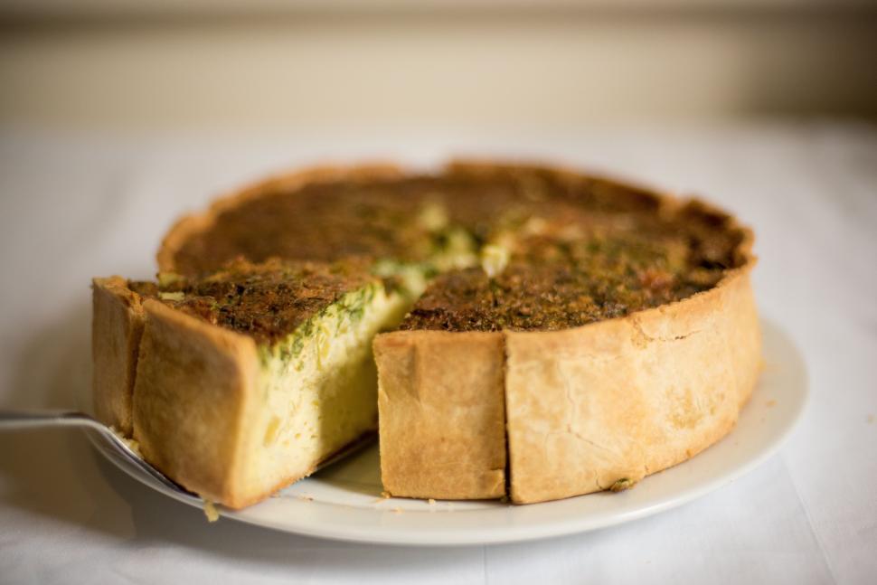 Free Image of Piece of Cake on a Plate With a Fork 