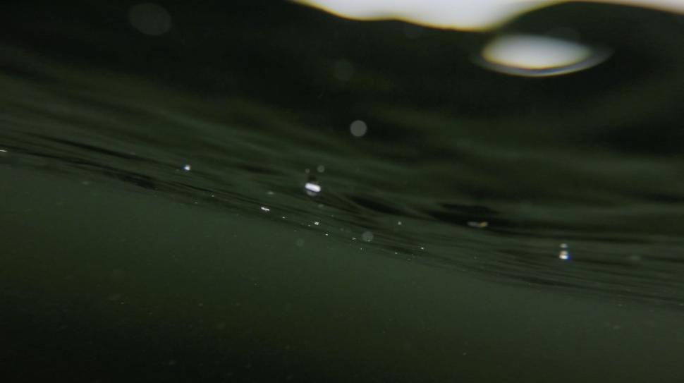 Free Image of A Wave Crashing in the Ocean 