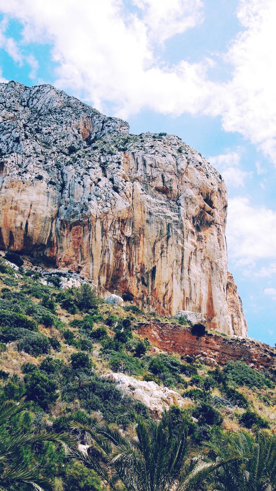Free Image of Majestic Mountain With Tall Rock Formation 