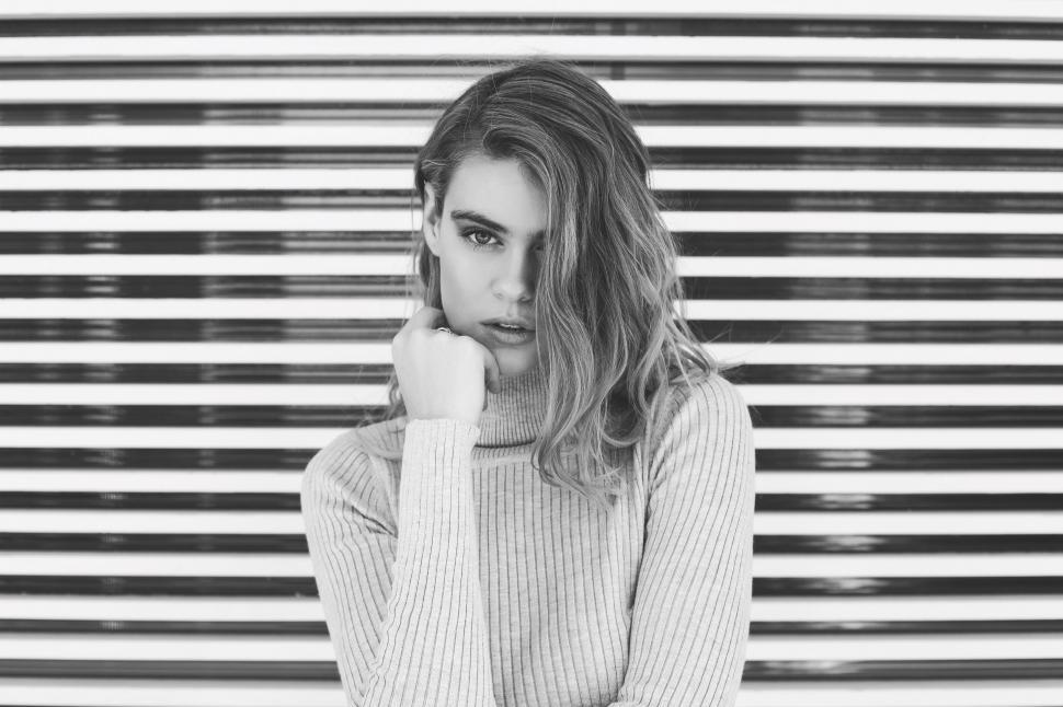Free Image of Woman Contemplating by Window 