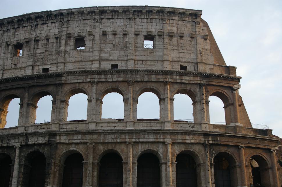 Free Image of Time-Worn Building With Clock 