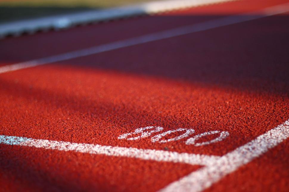 Free Image of Close Up of a Red Baseball Field 