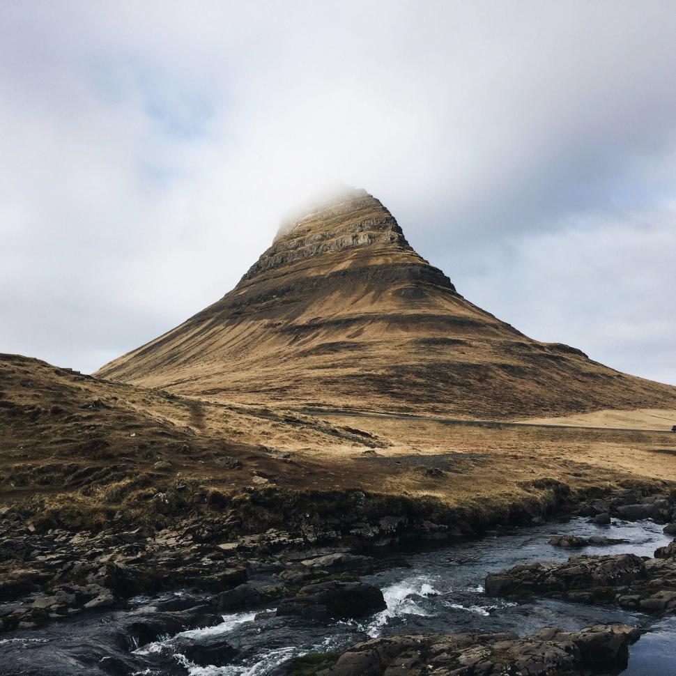Free Image of Majestic Mountain With Stream 