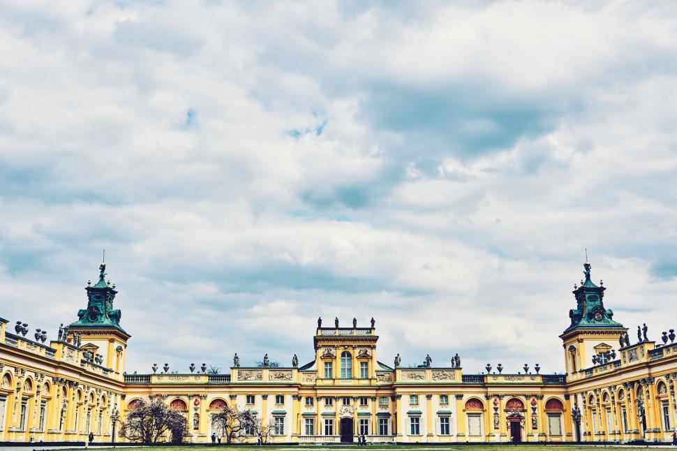 Free Image of Historic Building With Clock Tower 