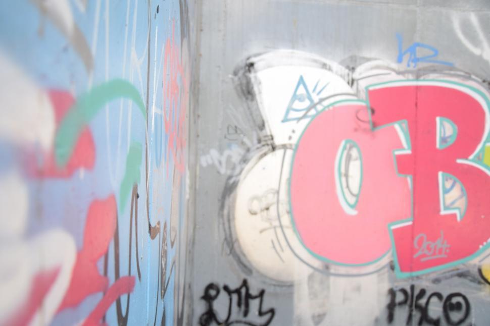 Free Image of Graffiti-covered Wall in Urban Setting 