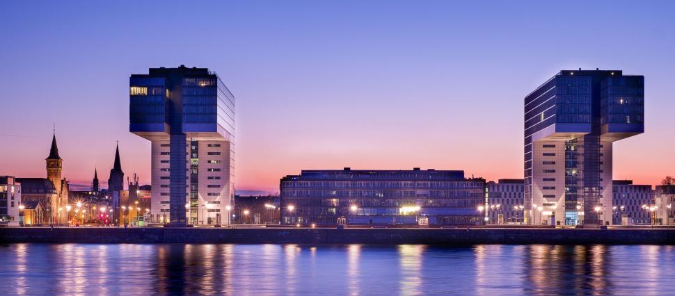 Free Image of Cityscape View at Night Across the Water 