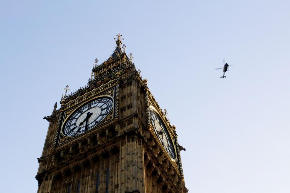 Free Image of Majestic Clock Tower Against Sky 