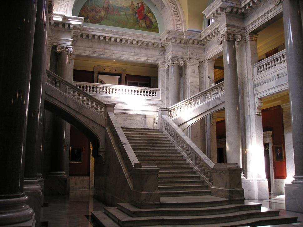 Free Image of Stairs, State Capitol, Lexington, KY 