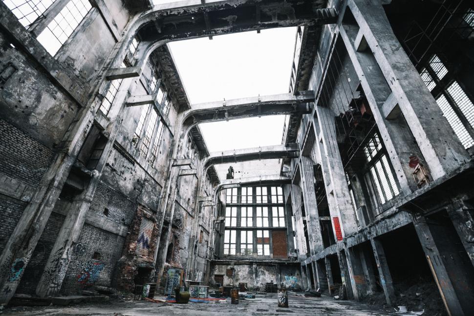 Free Image of Old Building With Many Windows 