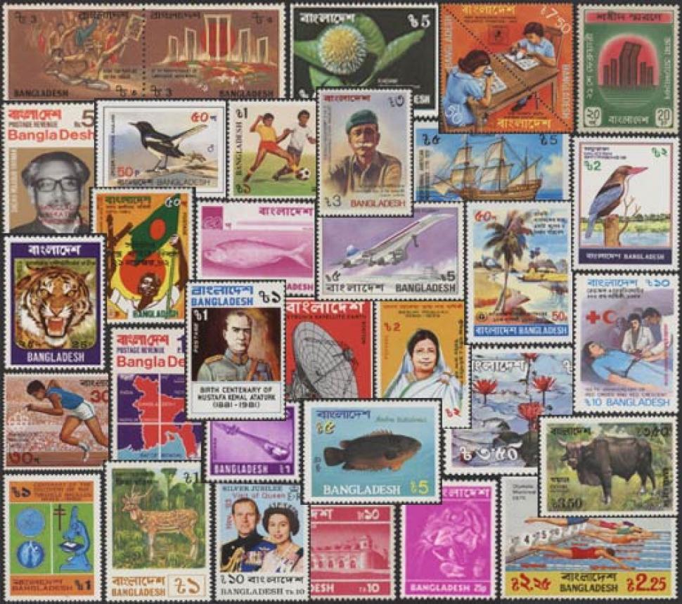 Free Image of Bangladeshi Stamps 