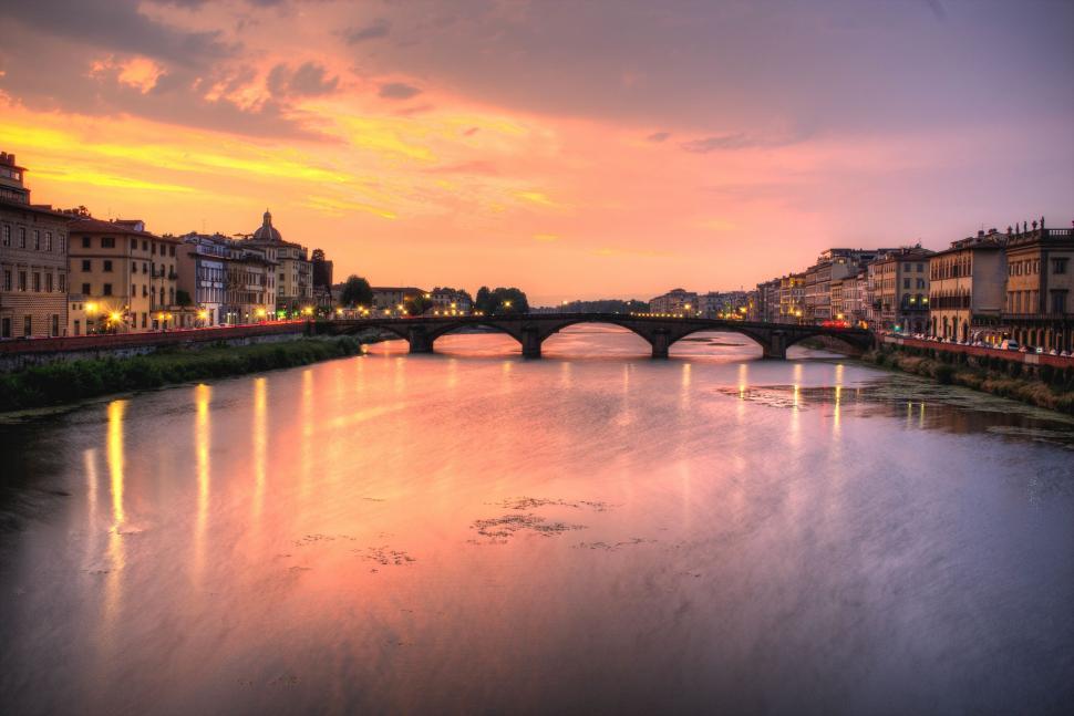 Free Image of Bridge Spanning Over River 