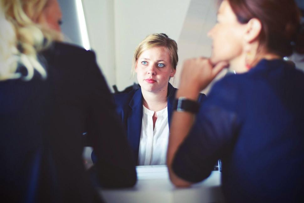 Free Image of Woman Reflecting in Mirror 